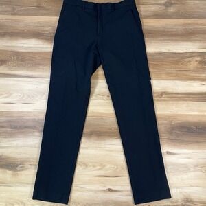 Tommy Hilfiger Mens Black Chino Pants Stretch Straight Leg 34 x 32